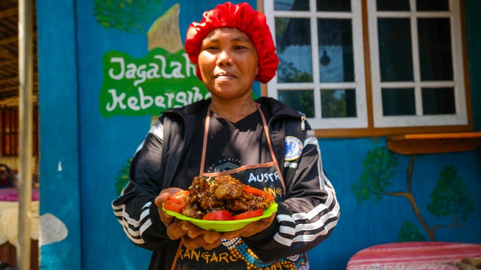 Sate Jantung Pisang Khas Palaes