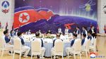 Semringah Kim Jong Un Saat Rayakan Peluncuran Satelit Mata-mata Korut
