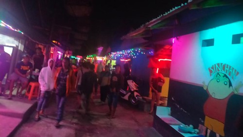 Suasana lokalisasi di Jalan Danau Tempe, Denpasar, Minggu (26/11/2023). (Dok. Satpol PP Denpasar)