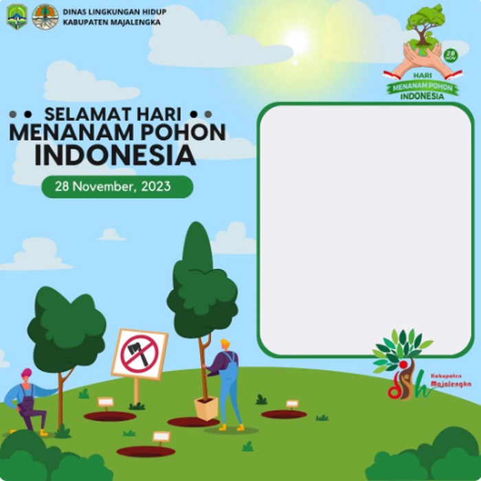 Twibbon Hari Menanam Pohon Indonesia 28 November