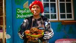 Unik, Sate Khas Desa Palaes Dibuat dari Jantung Pisang