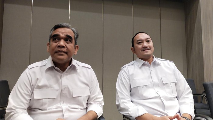 Sekjen Partai Gerindra Ahmad Muzani di Grand Mercure Kemayoran, Jakarta, Selasa (28/11/2023).