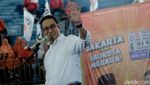 Anies Sapa Pendukung di GOR Ciracas, Singgung Sembako Mahal