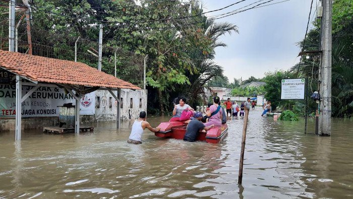 Banjir landa 9 kelurahan di Kabupaten Tangerang (Dok. Antara)