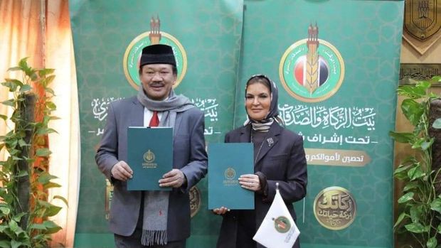 BAZNAS RI dengan lembaga zakat Mesir