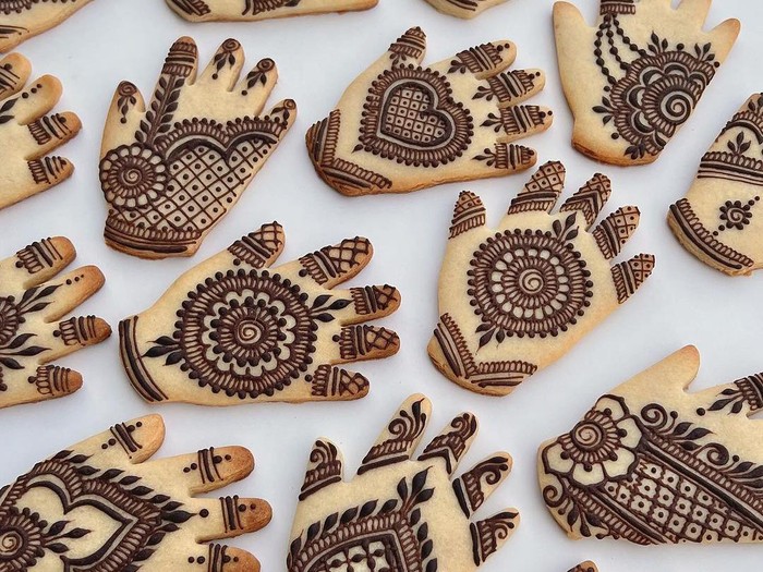 Cookies berdesain henna art