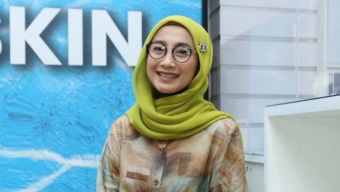 Desy Ratnasari saat ditemui di kawasan Jakarta.
