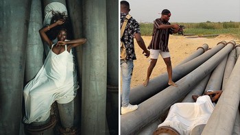 Sedang ada galian kabel di sekitar rumah? Bisa dimanfaatkan untuk foto. Foto: edos_artistry via Boredpanda