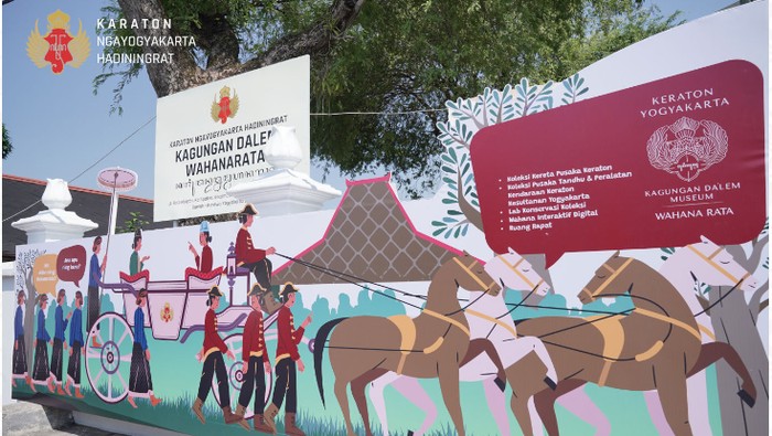 Kagungan Dalem Wahanarata atau museum kereta kuda keraton.