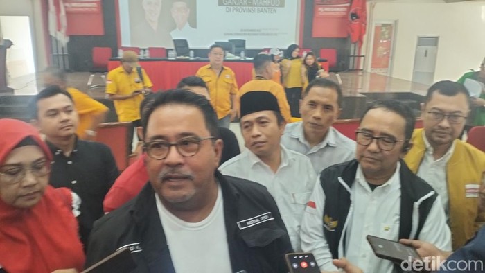 Ketua Tim Pemenangan Daerah (TPD) Banten, Rano Karno. (Foto: Bahtiar/Detikcom)