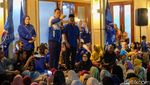 Kick Off Kampanye, AHY Sampaikan Salam SBY di Kramat Jati