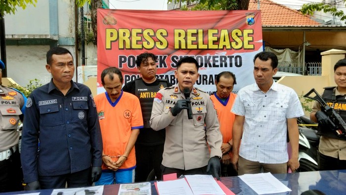 Pelaku pencurian dan penadah motor Surabaya