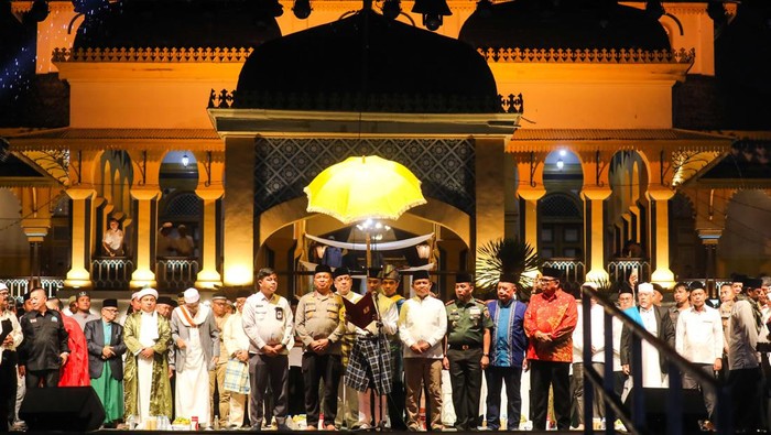 Pembacaan Deklarasi Pemilu Damai di Istana Maimun Medan