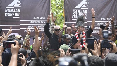 Potret Kampanye Perdana Ganjar di Papua