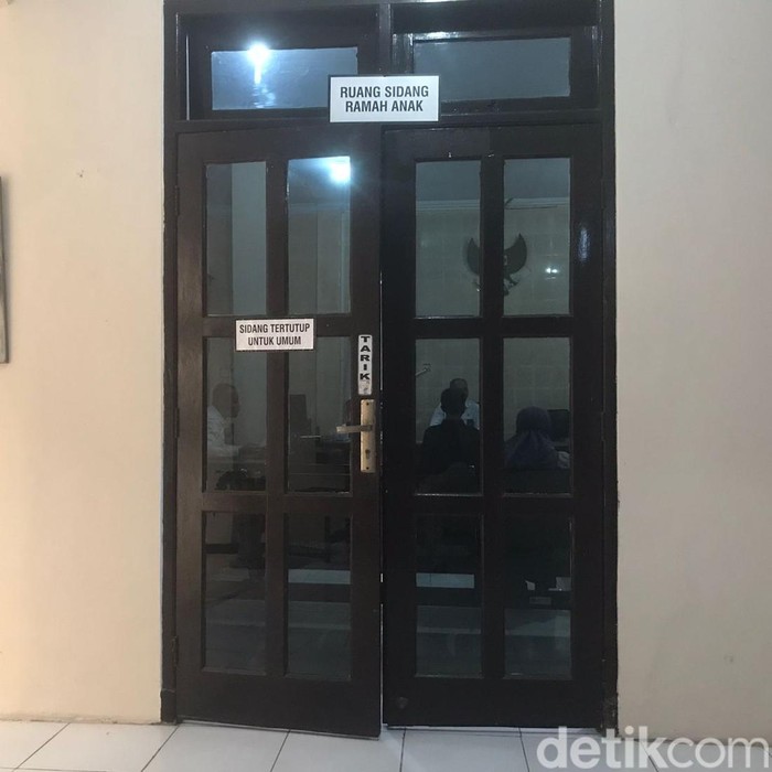 Ruang sidang anak di Pengadilan Negeri Mojokerto