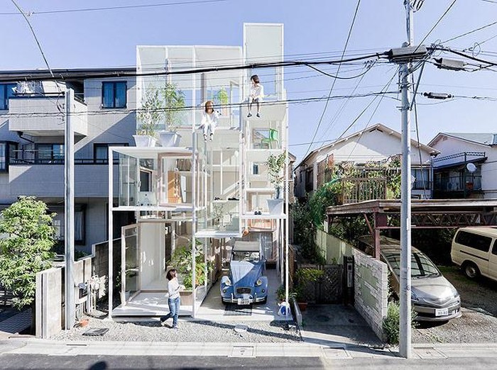 Rumah transparan/via mymodernmet.com