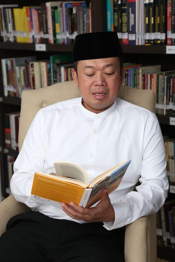 Sekretaris Tim Kampanye Nasional pasangan calon Prabowo Subianto dan Gibran Rakabuming Raka, Nusron Wahid