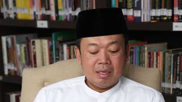 Sekretaris Tim Kampanye Nasional pasangan calon Prabowo Subianto dan Gibran Rakabuming Raka, Nusron Wahid