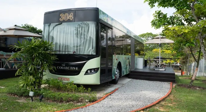 The Bus Collective, hotel dari bus bekas di Singapura The Bus Collective, hotel dari bus bekas di Singapura