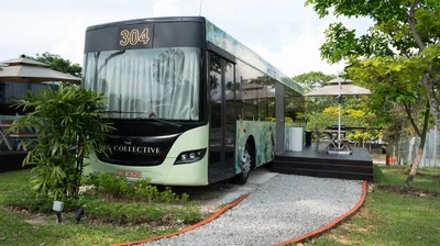 Potret Hotel Mewah di Singapura yang Terbuat dari Bus Bekas