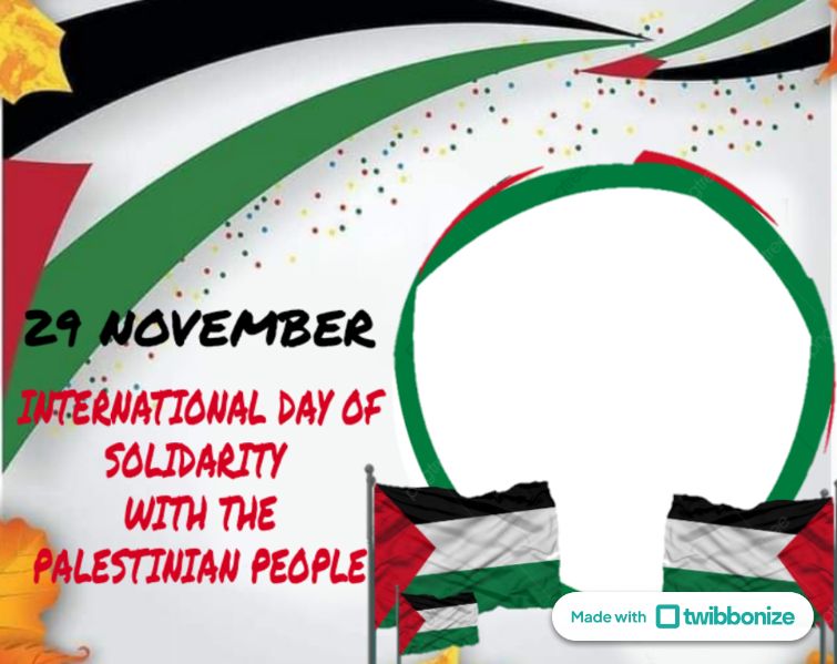 Twibbon Hari Solidaritas Internasional Bagi Rakyat Palestina 2023