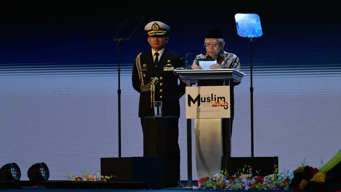Wapres Ma’ruf Amin di Global Muslim Business Forum di Kuching, Malaysia (Dok. Setwapres)