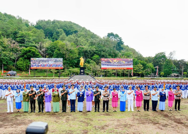 Wisuda Prabhatar Akademi TNI dan Akademi Kepolisian tahun 2023