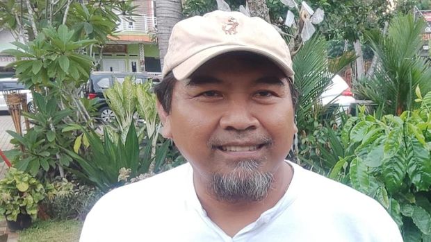 Asep Saeppudin Mayah, pemilik Kafe Kamboja Green House di Sasak Panjang