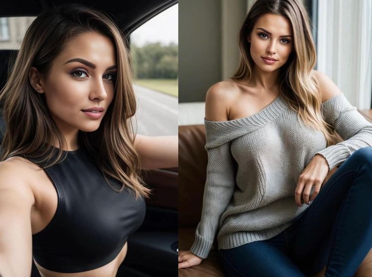 Emily Pellegrini, Model AI Cantik Bikin Miliarder Dunia Tertipu