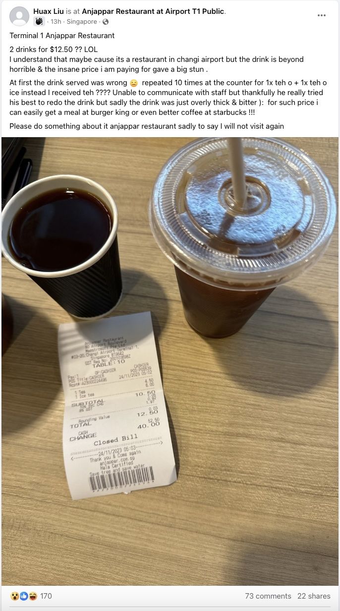 Beli Dua Gelas Es Teh di Restoran, Pengunjung Ini Kaget Harganya Rp 144 Ribu!