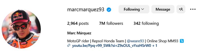 Instagram Marquez