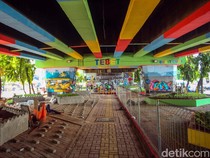 Kolong Jalan Layang Tebet Dipercantik, Nih Lihat