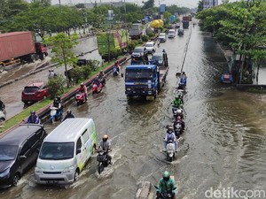 Update Banjir di Pantura Genuk Semarang Pagi Ini, Masih Ada Genangan Air