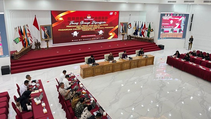 KPU gelar FGD soal debat capres-cawapres (Anggi/detikcom)
