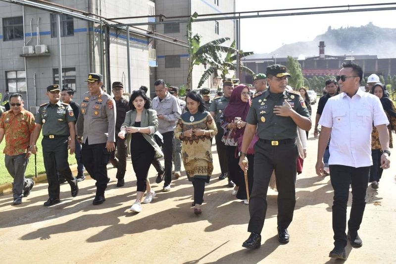 Pangdam XIII Kunker ke PT GNI, Morowali Utara, Sulawesi Tengah