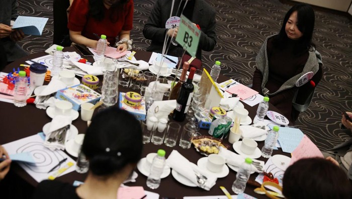 Lee Yu-mi attends a mass blind date event in Seongnam, South Korea, November 19, 2023. REUTERS/Kim Hong-Ji