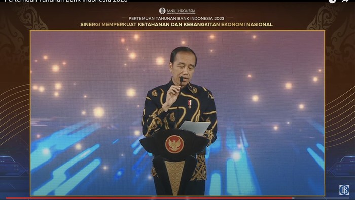 Presiden Jokowi di Pertemuan Tahunan Bank Indonesia