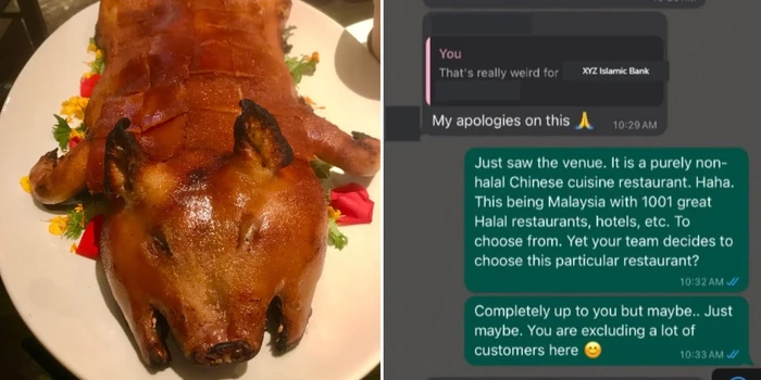 Pria muslim geram diundang makan di restoran non halal