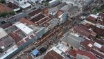 Foto Udara Proses Revitalisasi Benteng Kraton Yogyakarta