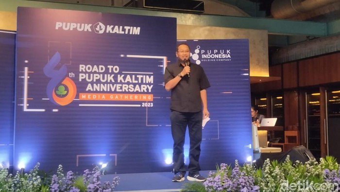 Sekretaris Perusahaan PT Pabrik Pupuk Kaltim Teguh Ismantoro
