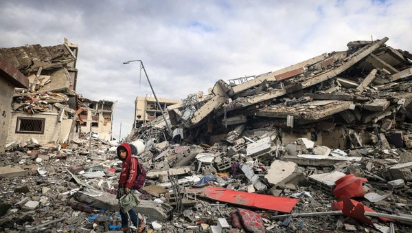 Tragis! 10 Potret Hancurnya Bangunan di Gaza, Ada Sekolah hingga Rumah Sakit