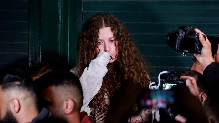 Palestinian Ahed Tamimi looks on after being released amid a hostages-prisoners swap deal between Hamas and Israel, in Ramallah, in the Israeli-occupied West Bank, November 30, 2023. REUTERS/Ammar Awad Acquire Licensing Rights