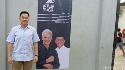 Ketua TKD Ganjar-Mahfud NTT, Herman Hery ketika diwawancarai detikBali di Sekretariat TKD Ganjar-Mahfud NTT.