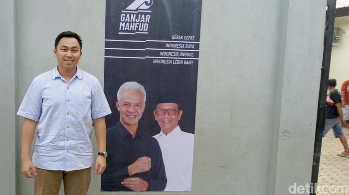 Ketua TKD Ganjar-Mahfud NTT, Herman Hery ketika diwawancarai detikBali di Sekretariat TKD Ganjar-Mahfud NTT.