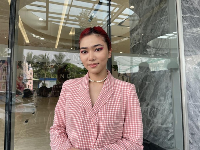 Isyana Sarasvati di Jumpa Pers Lazada Fest 2023