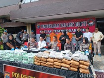 3 Bulan Terakhir, 232 Tersangka Narkoba Ditangkap Polrestabes Medan