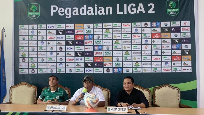 Konferensi Pers PSMS Medan. (Kartika Sari/detikSumut)