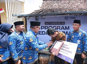 Peringati HUT yang ke-52, Korpri Banyuwangi Bedah 25 Rumah Warga Miskin