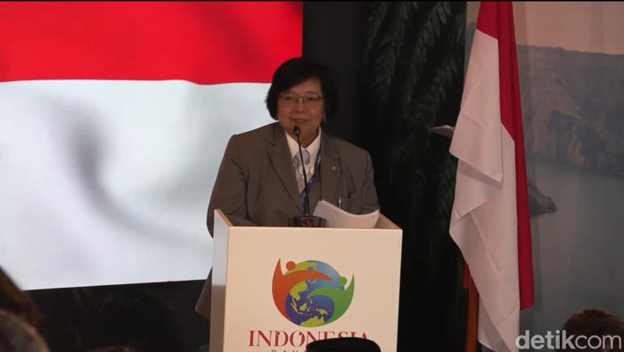 Menteri LHK Siti Nurbaya membuka Paviliun Indonesia di COP28 Dubai