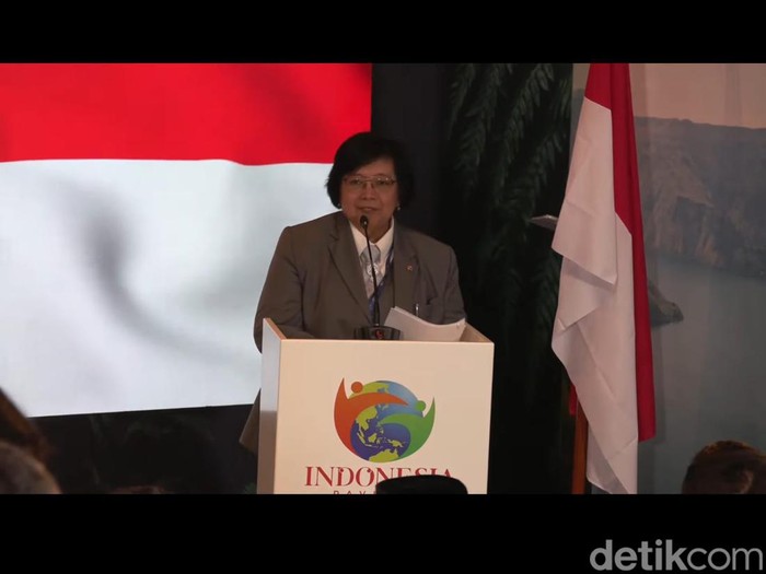 Menteri LHK Siti Nurbaya membuka Paviliun Indonesia di COP28 Dubai
